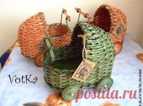 Колясочка из газет. Мастер-класс








•••в продолжении ещё фото
