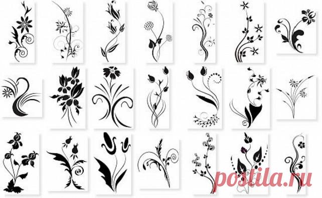 Прорезная резьба по дереву, трафареты