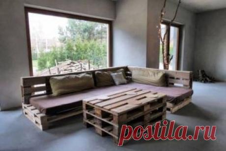 Красивая мебель из паллетов или поддонов: как сделать своими руками?