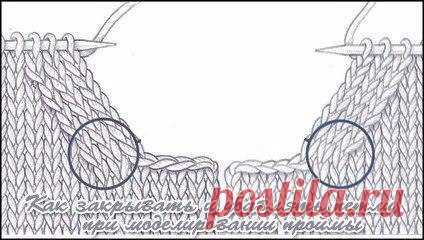 Формируем красивую пройму