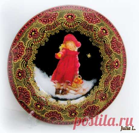 Тарелка &quot;Рождественская звезда&quot;