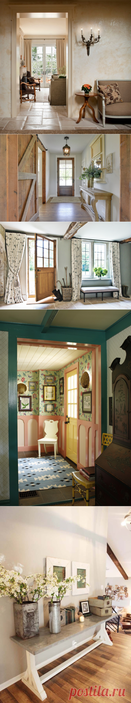 Оформление прихожей в прованском стиле | Роскошь и уют