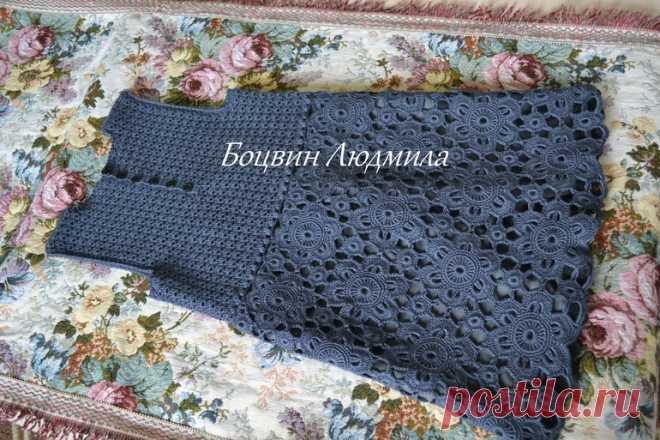 Сарафан крючком из мотивов - запись пользователя Людмила (Luda_Bot) в сообществе Рукоделие - Babyblog.ru