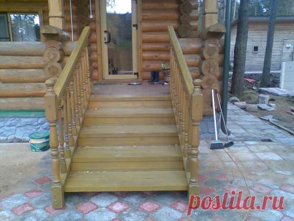 Как сделать крыльцо из дерева своими руками 🚩 как сделать из дерева своими руками 🚩 Квартира и дача 🚩 Другоеи