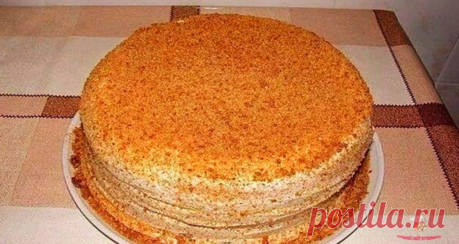 Сметанник на скорую руку