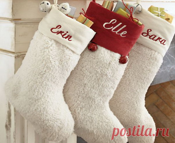Christmas stocking– самый праздничный новогодний аксессуар.
