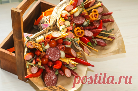 10 идей красивых и полезных съедобных букетов: вкусные композиции своими руками