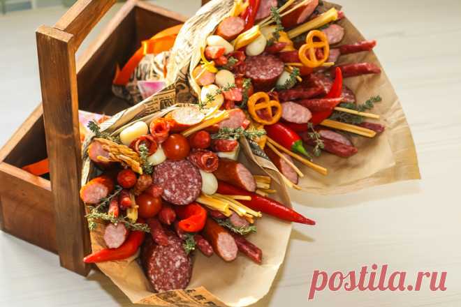 10 идей красивых и полезных съедобных букетов: вкусные композиции своими руками