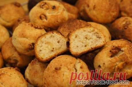 Творожное печенье с грецкими орехами (очень вкусное!).