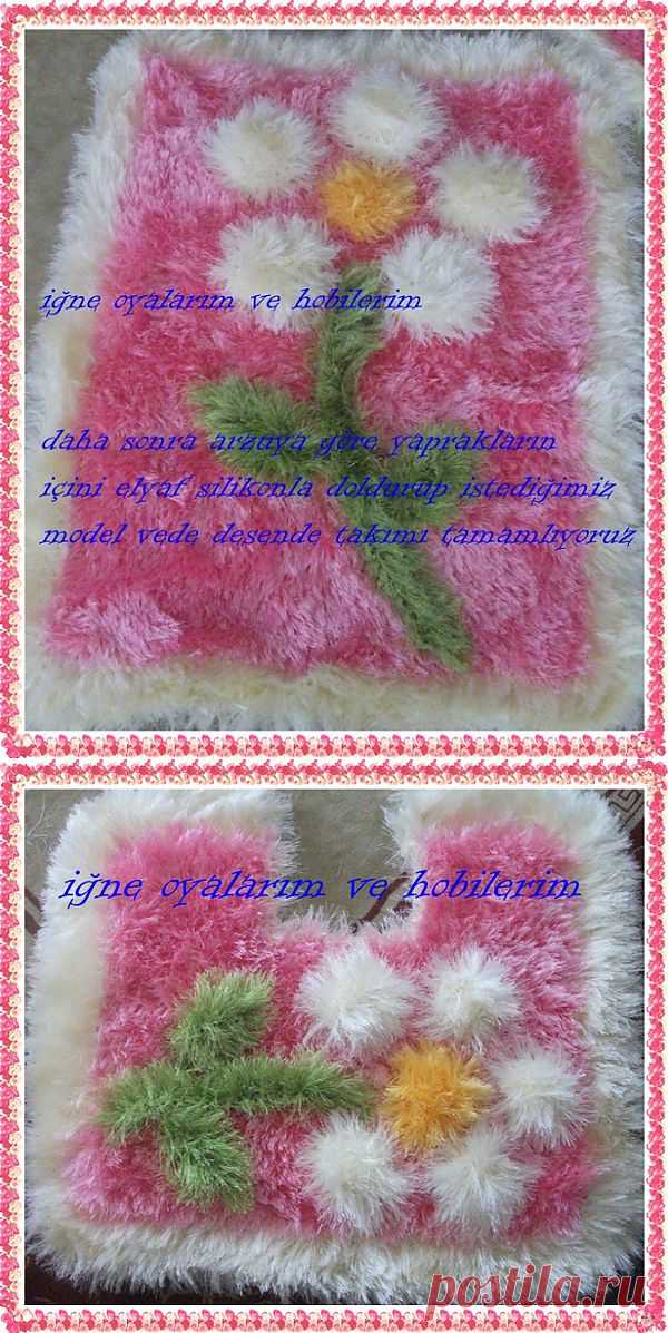 Коврики крючком по мастер классу. Супер!!!.