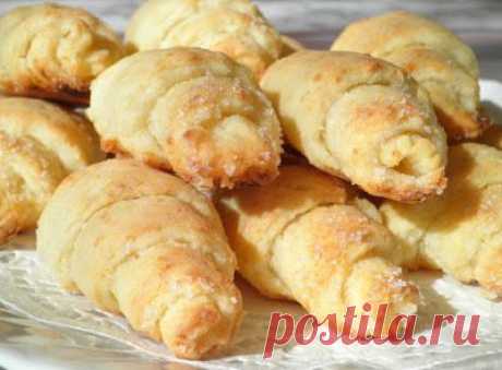 Творожные рогалики