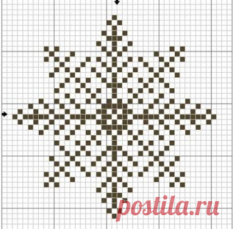 Снежинки для вышивки