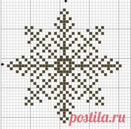 Снежинки для вышивки