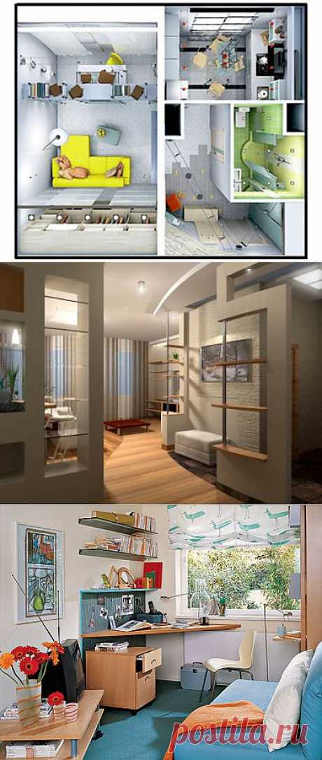 Перепланировка однокомнатной квартиры