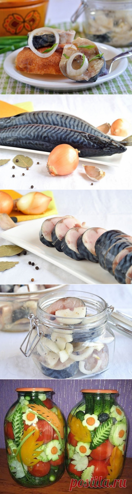 Как приготовить скумбрия маринованная. - рецепт, ингредиенты и фотографии