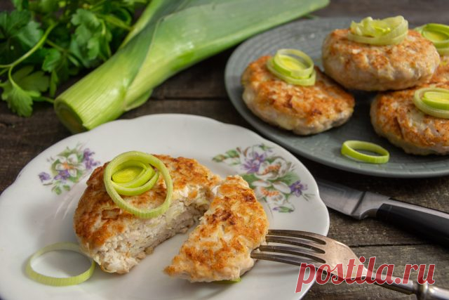 Диетические котлеты из куриной грудки с картошкой — Ботаничка