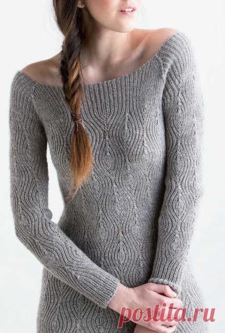 Вязание платья Diamond Rib, Knit Wear, весна 2013