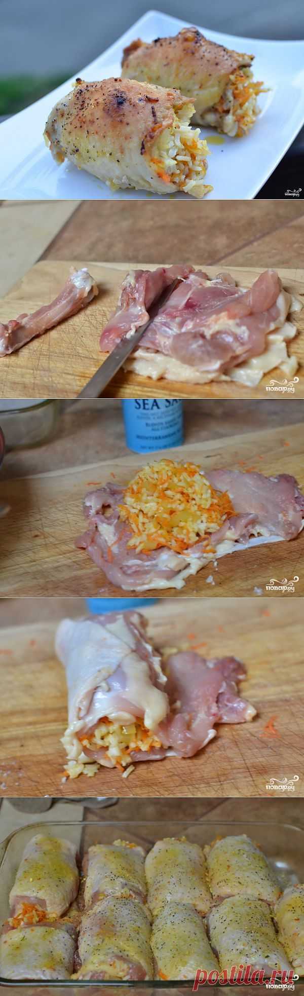 Фаршированные куриные бедра - пошаговый кулинарный рецепт на Повар.ру