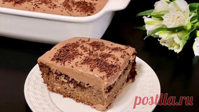 Шоколадно - банановый овсяный пирог: простой рецепт без муки | Домашние рецепты. Кулинарные истории и легенды | Дзен
