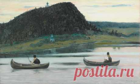 «Молчание», 1903
Холст, масло. 71 x 116 см
Государственная Третьяковская галерея, Москва

Нестеров Михаил Васильевич