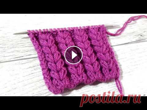 ОЧЕНЬ КРАСИВЫЙ узор для шапки. Объемный узор КОЛОСОК. ОЧЕНЬ КРАСИВЫЙ узор для шапки. Объемный узор КОЛОСОК.Рекомендую посмотреть:Простая и красивая шапка спицами: Узор для ажурной кофты : Пышный узор спиц...