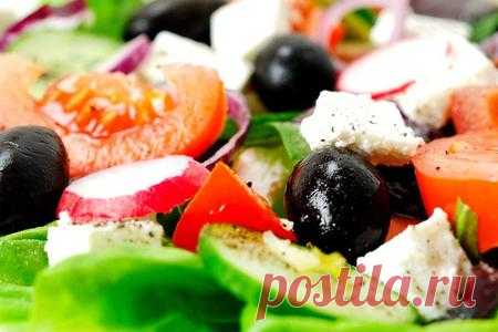 Греческий салат - классический рецепт | Вкусные кулинарные рецепты