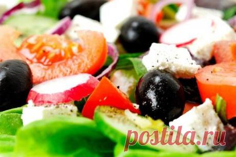 Греческий салат - классический рецепт | Вкусные кулинарные рецепты