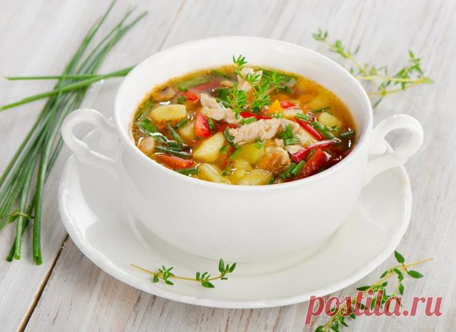Суп с помидорами