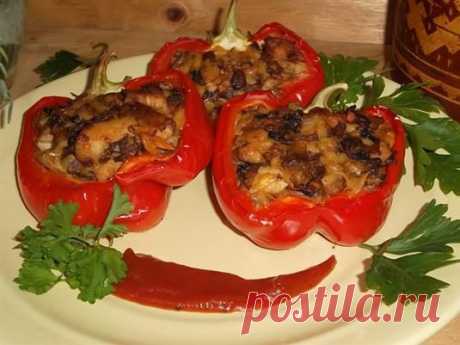 Пошаговый рецепт приготовления фаршированных перцев - Вкусные рецепты