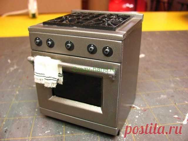 Современная печка для кукольного домика своими руками | Crazy-hand.ru