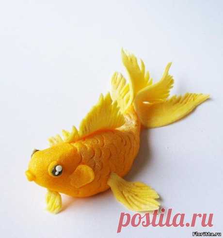 Рыбка из полимерной глины. Мастер-класс и фото идеи - Флоритта