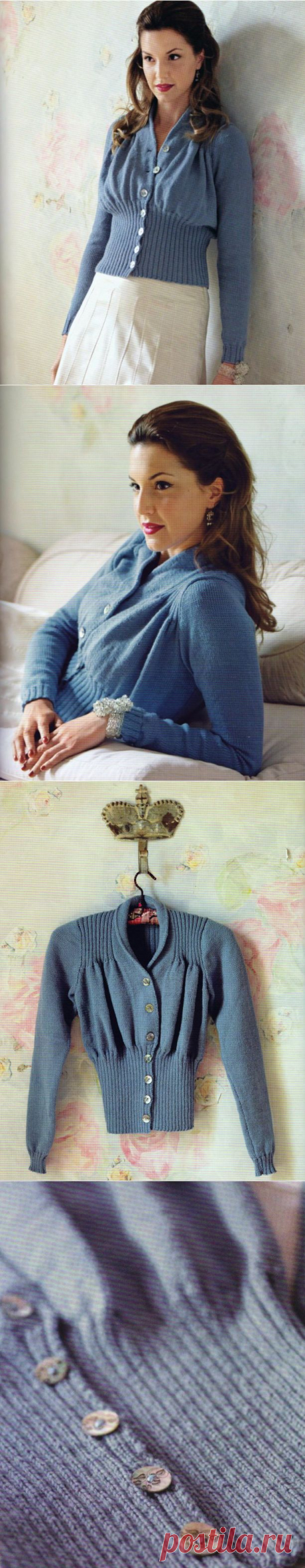 Вязание жакета WALLIS