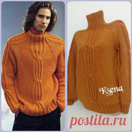 Men's hand knitted sweater Aran wool sweaters Hand knitted | Etsy