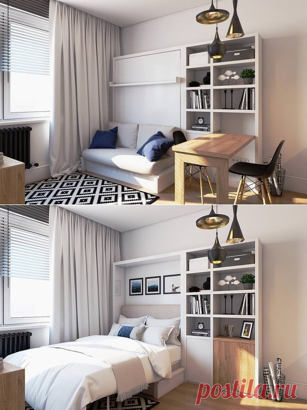 Дизайн интерьера 19 кв.м. - Дизайн интерьеров | Идеи вашего дома | Lodgers