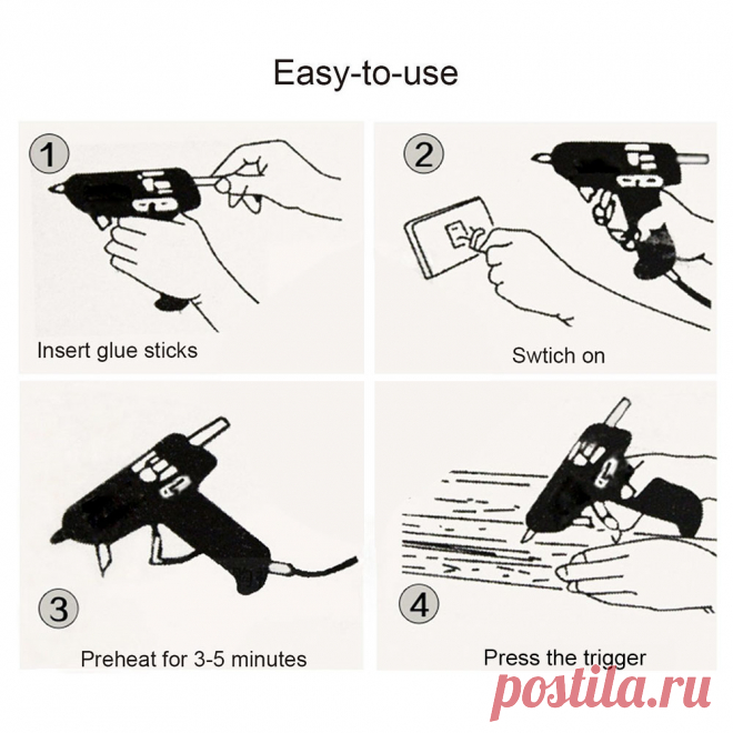 XL E20 High Temp Нагреватель Расплава Горячее Оружие Клея 20 Вт Руку с 50 Клей Палочки Трансплантата Ремонта Инструмент Термофен купить на AliExpress