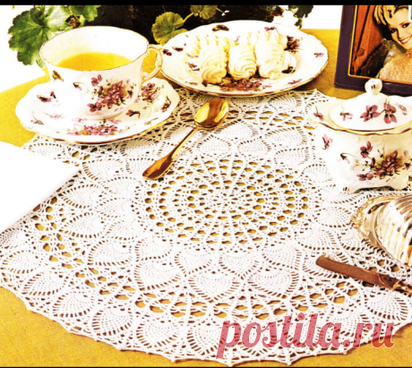 17 Centrinhos de Mesa em Crochê com Gráfico Super Detalhados