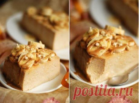 Банановый чизкейк-запеканка без основы с творогом / Райская пища