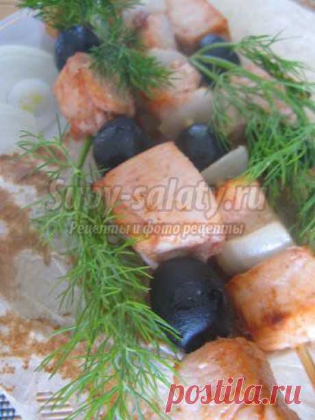 Куриный шашлык в духовке. Рецепт с пошаговыми фото