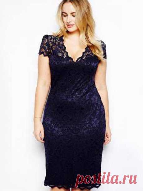 Женское кружевное вечернее платье плюм размера at Banggood