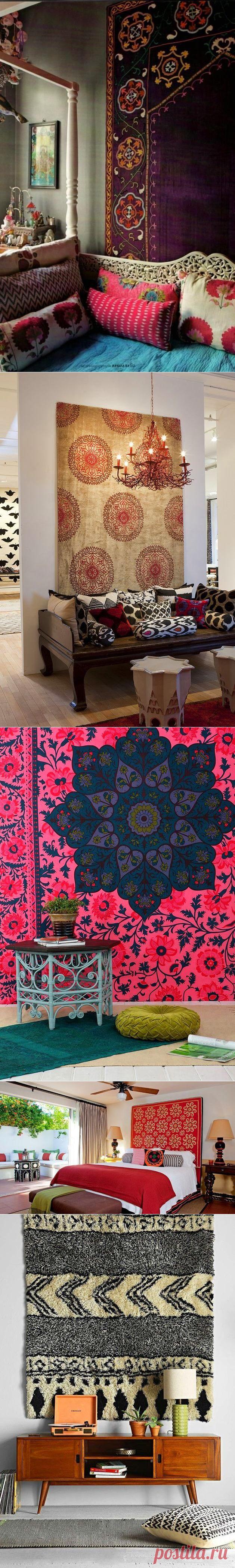 Современный подход к настенным коврам — Роскошь и уют