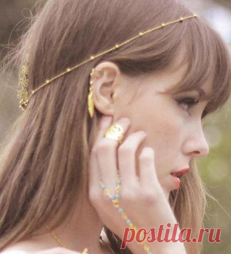 Кафф Перышко без прокола