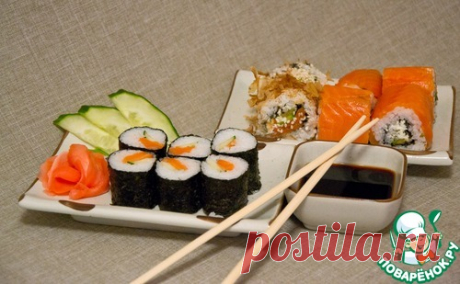 Домашние роллы и маки – кулинарный рецепт