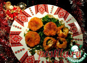 Закусочные сырные шарики с индейкой - кулинарный рецепт