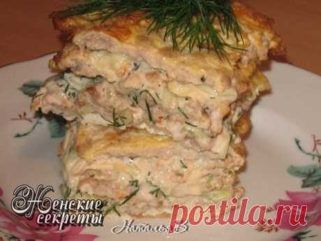 Яично-мясной тортик - вкус шавермы