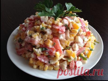 Рецепт крабового салата "Лямур-Тужур" | Proshykstoly