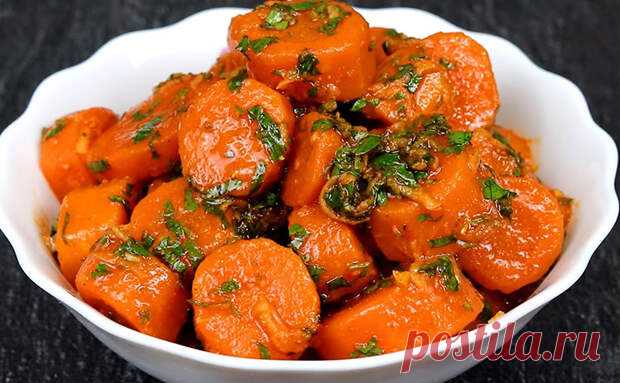 Морковь по-маррокански: шикарный гарнир к любому мясу - Будет вкусно - Медиаплатформа МирТесен Этот гарнир очень популярен не только в Марокко, но и в других странах Средиземноморья. Морковь благодаря ярким специям моментально превращается из простого овоща в шикарную закуску. Готовится она быстро, подать морковь по-мароккански можно и как дополнение к любому мясу. Ингредиенты: 500 г - 16 января - 43819663263 - Медиаплатформа МирТесен