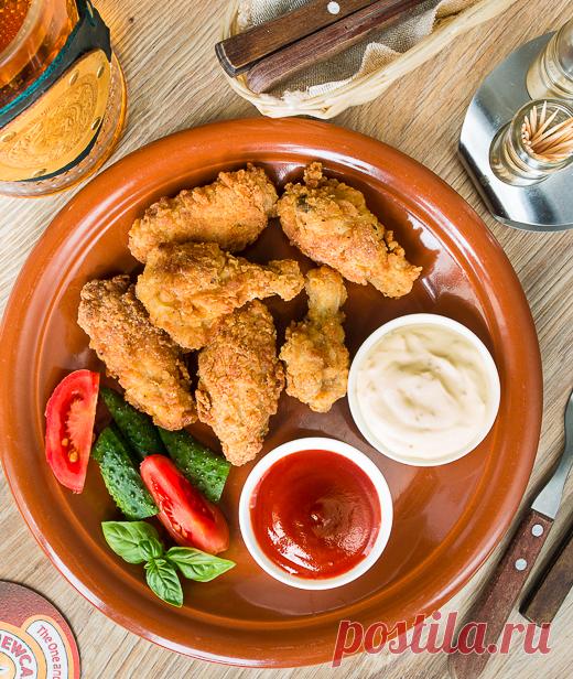 Куриные крылышки в хрустящем кляре | Вкусный блог - рецепты под настроение