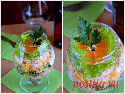 Праздничный салат "Романтик".