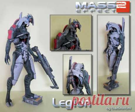 Legion Papercraft Legion from Mass Effect 2 with an M-98 Widow Anti-Material Rifle. The model is approximately scaled to Xenonray's ME2 paper models for consistency. I've used the alternative appearance textures tha...