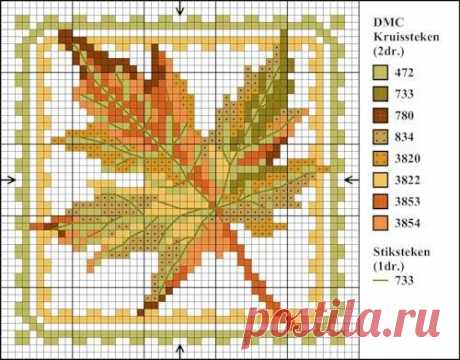 Простые крестики(схемы) / Вышивка / Вышивка крестом